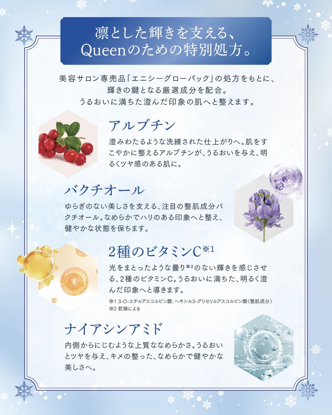 エニシー グローパック Queen｜炭酸ガスパック・アナと雪の女王 限定パッケージ